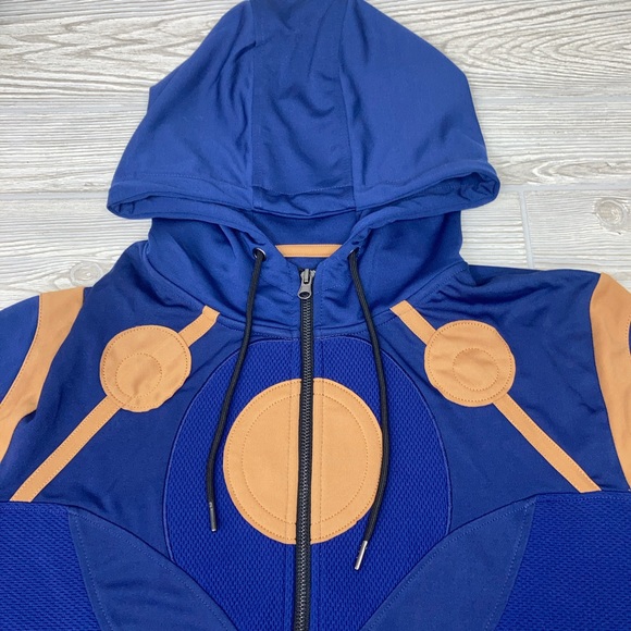 Marvel Eternals Superhero Zip Up Hoodie Sweatshirt Cosplay Jacket, Men’s Large - Picture 8 of 11